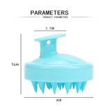 Head Massage Instrument Silicone Hair Scalp Massage Brush Comb Shampoo Hair Washing Comb Magic Handle Brush Spa Massage Brush
