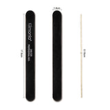 5/10 /20 pcs Wooden Nail File 100/180/240/320 Black Sandpaper Buffer Professional Nail Files Pedicure Manicure Polishing Tools