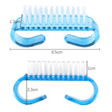 50Pcs/Lot Cleaning Nail Brush Tools Colorful  Plastic Dust Cleaner Brushes Nail Art Manicure Pedicure Powder Soft Remover