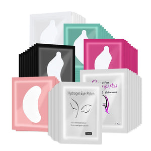 50 Pairs Eyelash Extension Patch Hydrogel Patches Gel Pad Makeup Lash Lift Tools Under Eye Patch Pads for Eyelash Extension
