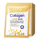 Masque Facial au Collagène SADOER - Lot de 10 pièces