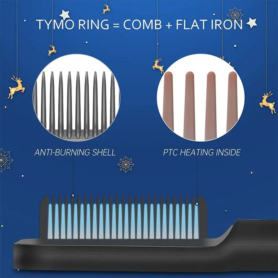 Hot Sale Mini Hair Straightener Hot Comb Customized Hair Styling Tools Hair Brush Straightener Comb