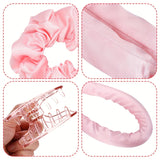 **Ensemble de 4 Bigoudis en Soie sans Chaleur pour Boucler les Cheveux sans Chaleur, pour Dormir**