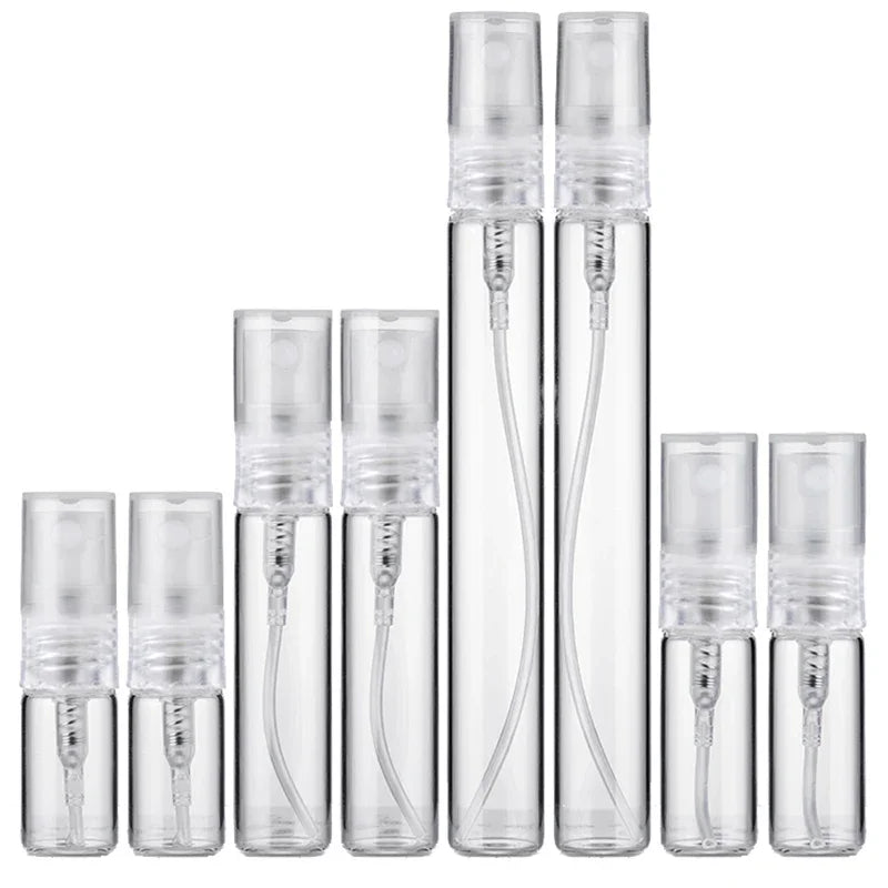 **Lot de 8/16 Flacons de Parfum Rechargeables en Verre**