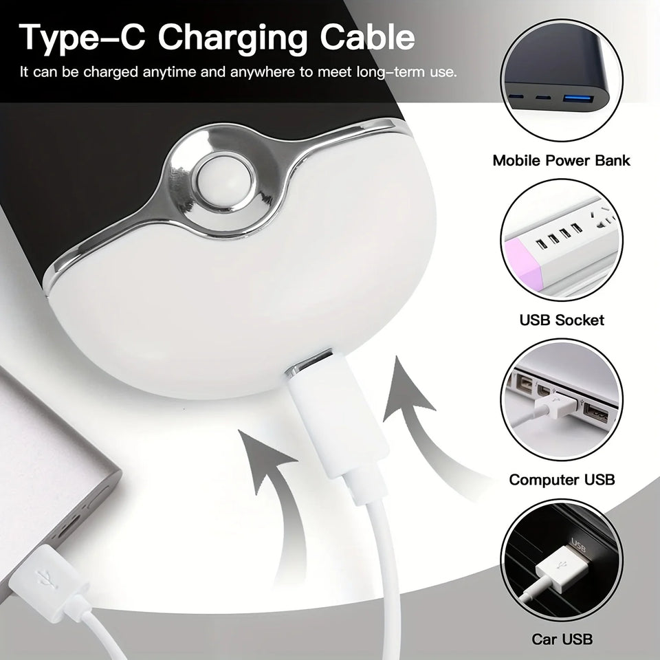 Krofaue Mini USB Eyelash Fan Dryer Blower Extension Graft Eyelashes Dedicated Air Conditioning Glue Fast Dry Makeup Tools