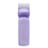 3 Colors Dyeing Shampoo Bottle With Comb Hair Dye Oil Applicator Bottles Hair Dye Bottle Applicator Hair Salon Styling Tools