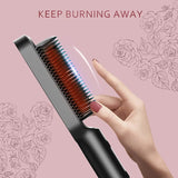 Hot Sale Mini Hair Straightener Hot Comb Customized Hair Styling Tools Hair Brush Straightener Comb