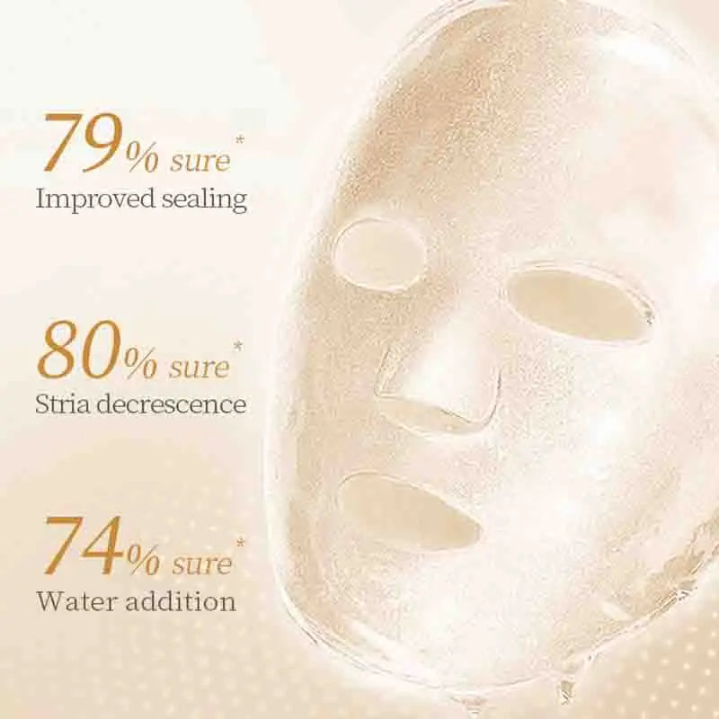 Masque Facial au Collagène SADOER - Lot de 10 pièces