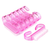 50Pcs/Lot Cleaning Nail Brush Tools Colorful  Plastic Dust Cleaner Brushes Nail Art Manicure Pedicure Powder Soft Remover