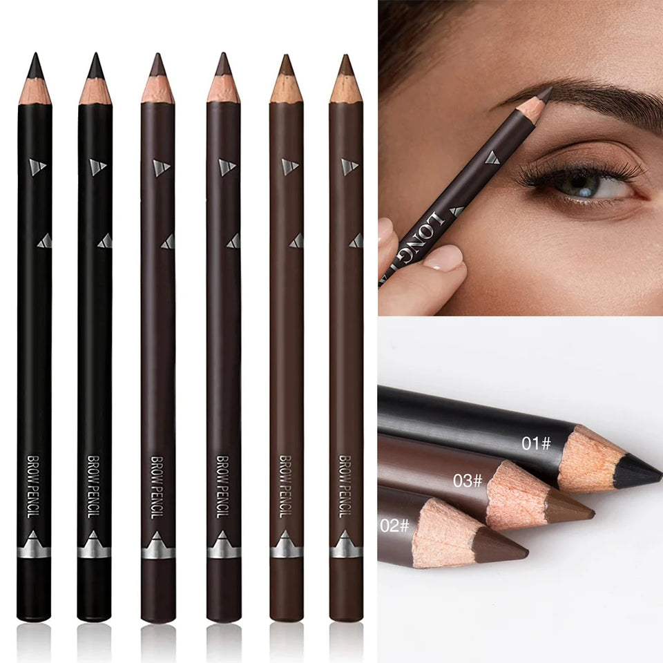 Lot de 6/12 Crayons à Sourcils Waterproof pour Femmes