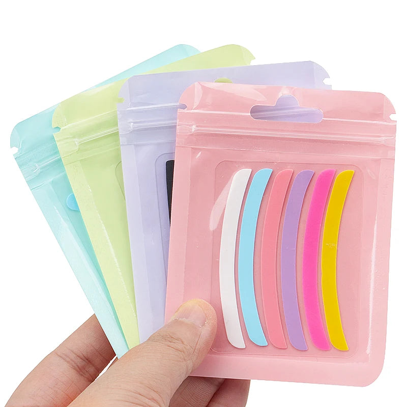 6 Pcs  Eyelash Lifting Silicone Stripe Soft Lash Lift Curlers Pads Eye Lash Extension Perm Ribbon Beauty Female Makeup Tools