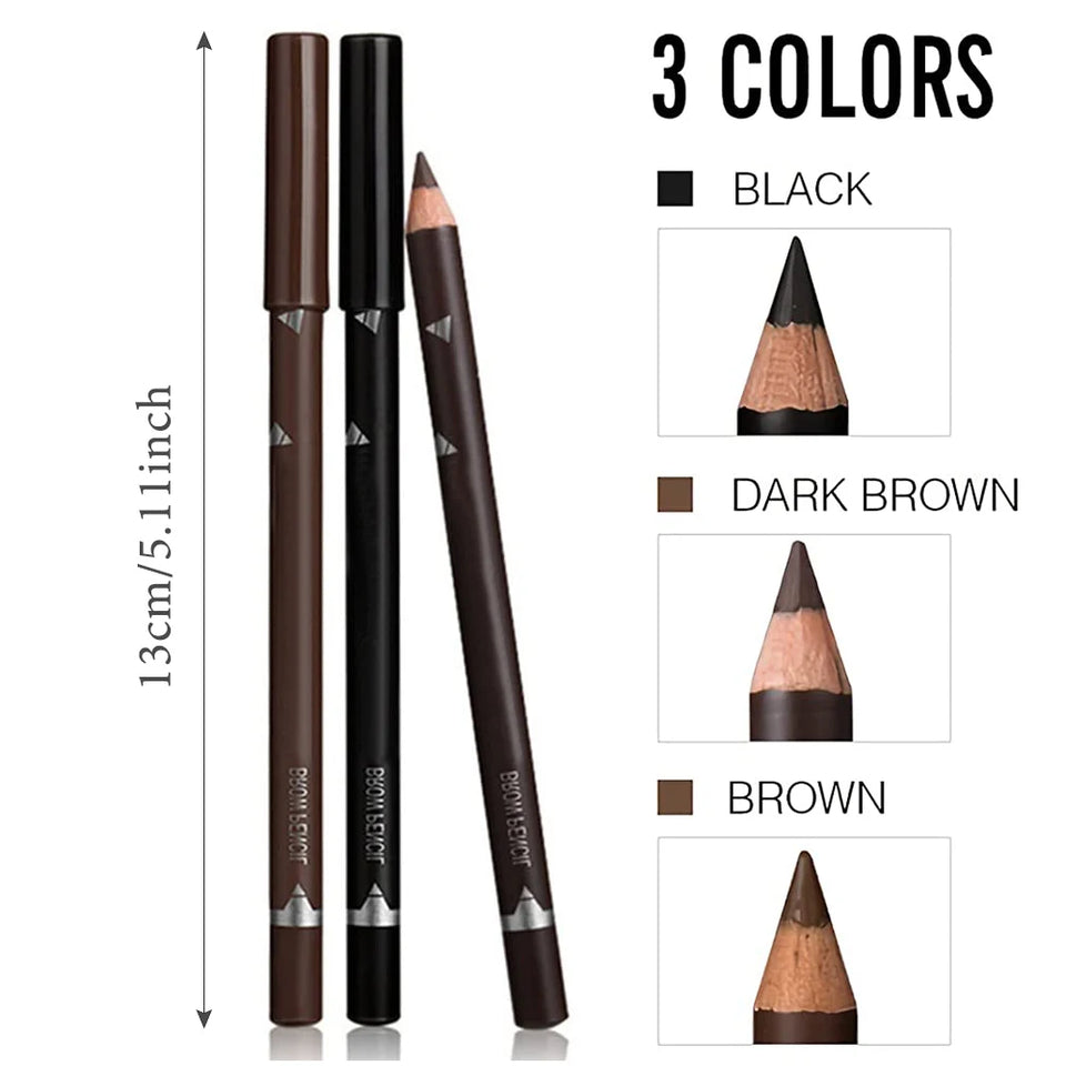 Lot de 6/12 Crayons à Sourcils Waterproof pour Femmes