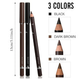 Lot de 6/12 Crayons à Sourcils Waterproof pour Femmes