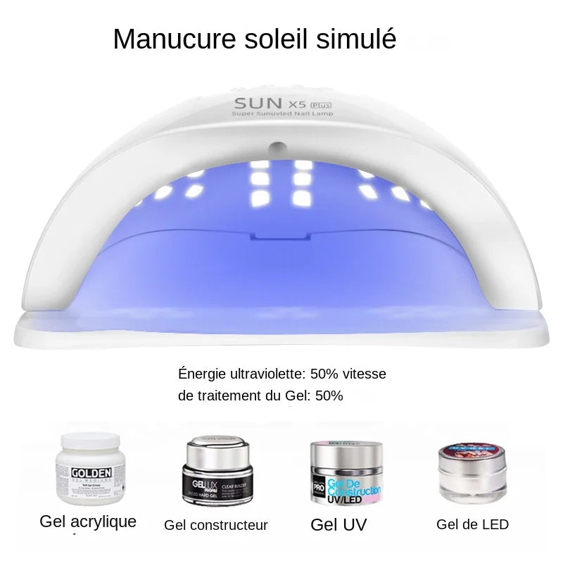 Nail Dryer LED Nail Lamp UV Lamp for Curing All Gel Nail Polish With Motion Sensing Manicure Pedicure Salon Tool