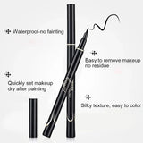 Black Liquid Eyeliner Waterproof Long Lasting Eye Liner Pencil Quick Drying Not Bloom Natural Eyeliner Liquid Pen Cosmetic Tools