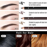 Lot de 6/12 Crayons à Sourcils Waterproof pour Femmes