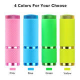 Mini 9 LED Flashlight Nail Dryer UV Light Lamp For Gel Polish Manicure Nail Art Tools Hand Held Fast Drying Machine Portable