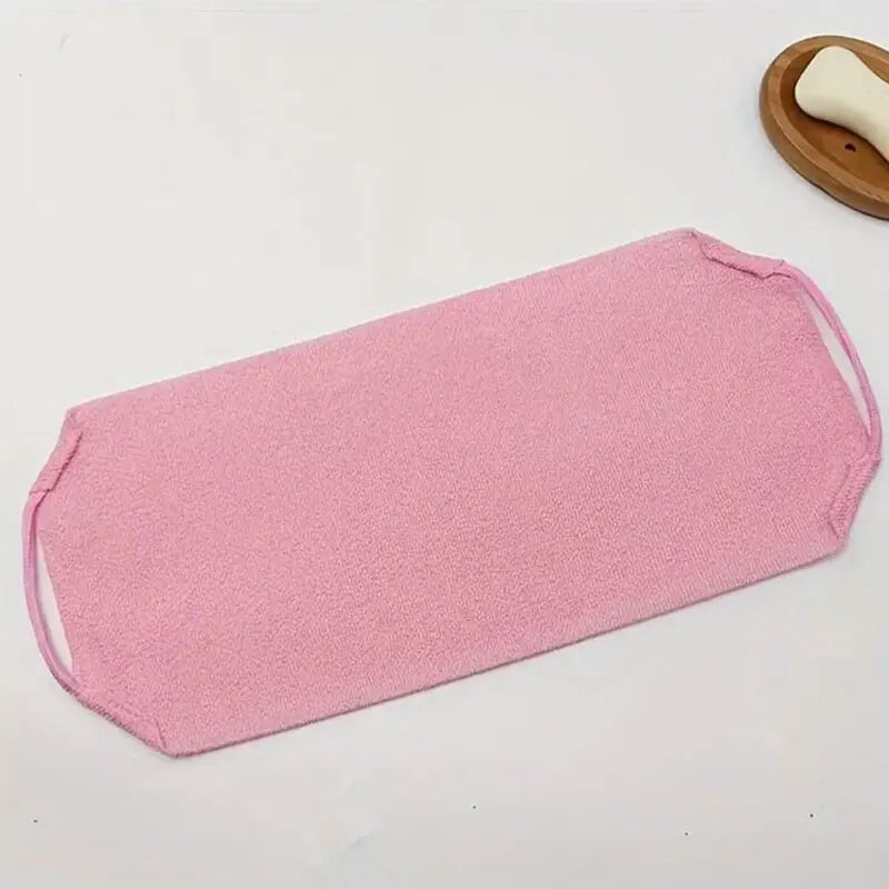 Stretchable Exfoliating Back Scrubber With Handles, Neck Back Scrubber Bath Wash Towel Shower Washcloth Scrubber Strap