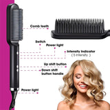 Hot Sale Mini Hair Straightener Hot Comb Customized Hair Styling Tools Hair Brush Straightener Comb