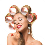 Jumbo Size Self-Grip Hook Hair Rollers Set Bigoudis Heatless Hair Curler Salon Hair Dressing Curlers Foam Roller Cabello 헤어롤