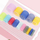Jumbo Size Self-Grip Hook Hair Rollers Set Bigoudis Heatless Hair Curler Salon Hair Dressing Curlers Foam Roller Cabello 헤어롤