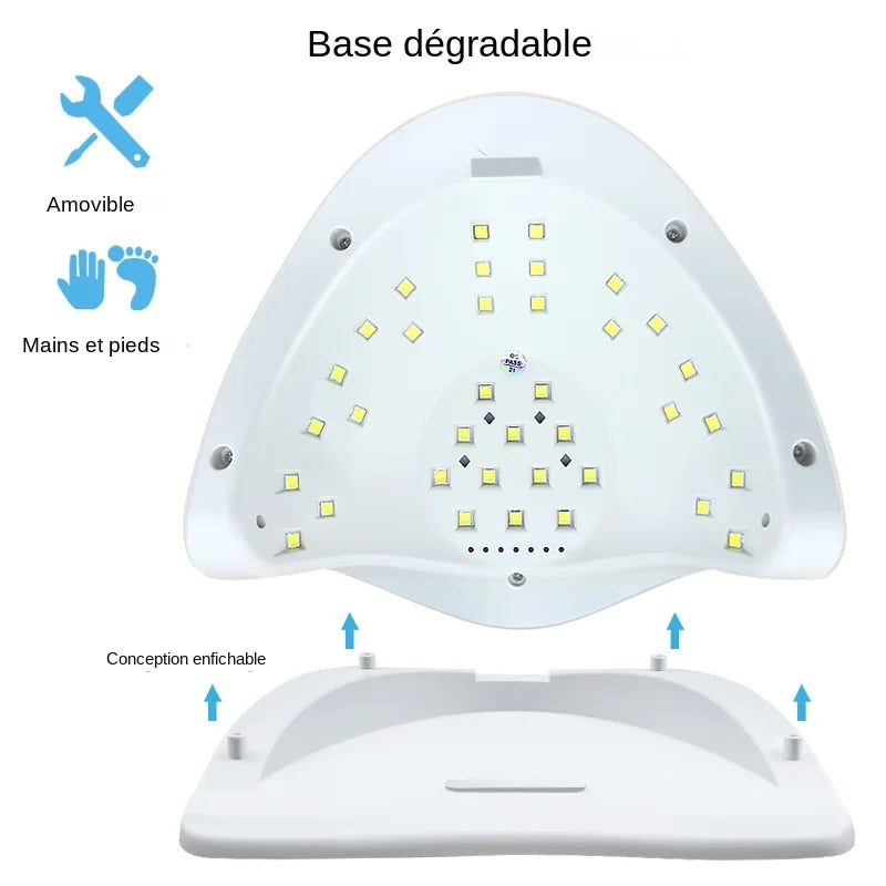 Nail Dryer LED Nail Lamp UV Lamp for Curing All Gel Nail Polish With Motion Sensing Manicure Pedicure Salon Tool
